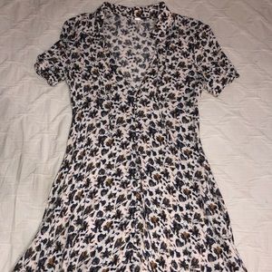 Knee length floral dress